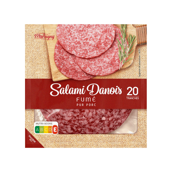 LE MARSIGNY® Salami danois à bas prix chez ALDI