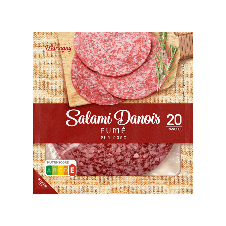 LE MARSIGNY® Salami danois à bas prix chez ALDI
