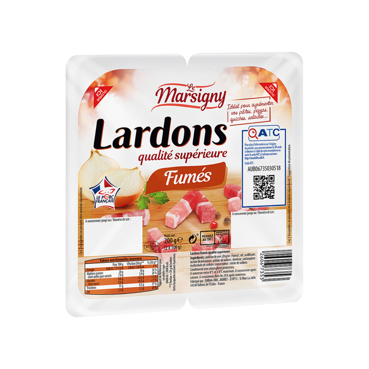 LE MARSIGNY® Lardons fumés à bas prix chez ALDI