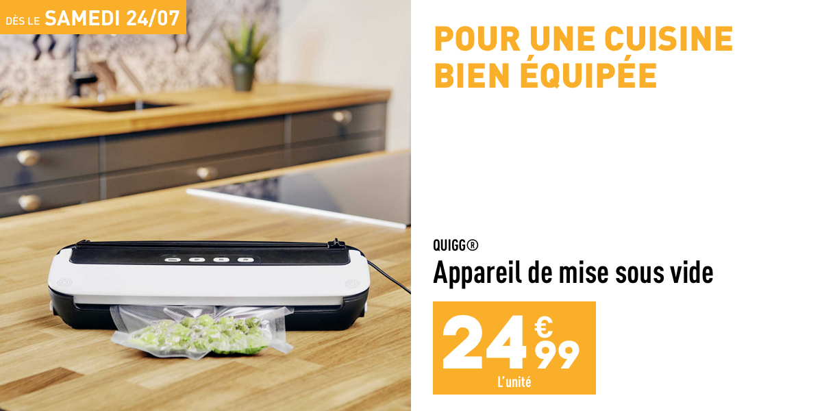 Appareil de mise sous vide