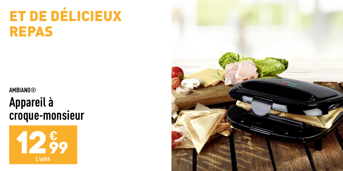 Appareil à croque-monsieur