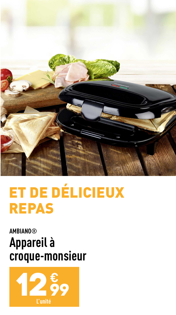 Appareil à croque-monsieur