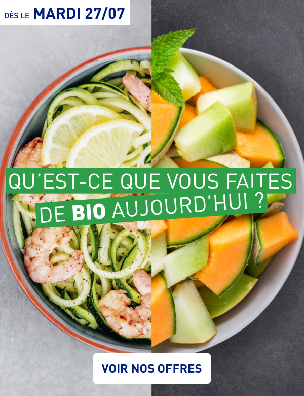 Qu'est-ce que vous faites de bio aujourd'hui ?
