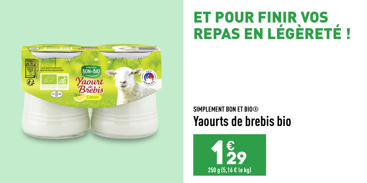 Yaourt de brebis bio