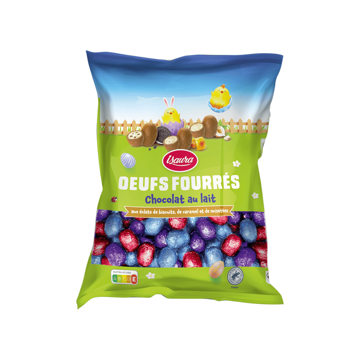 ISAURA® Œufs fourrés en chocolat au lait à bas prix chez ALDI