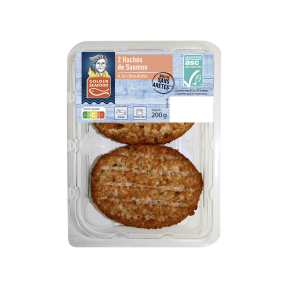 GOLDEN SEAFOOD 2 hachés de saumon