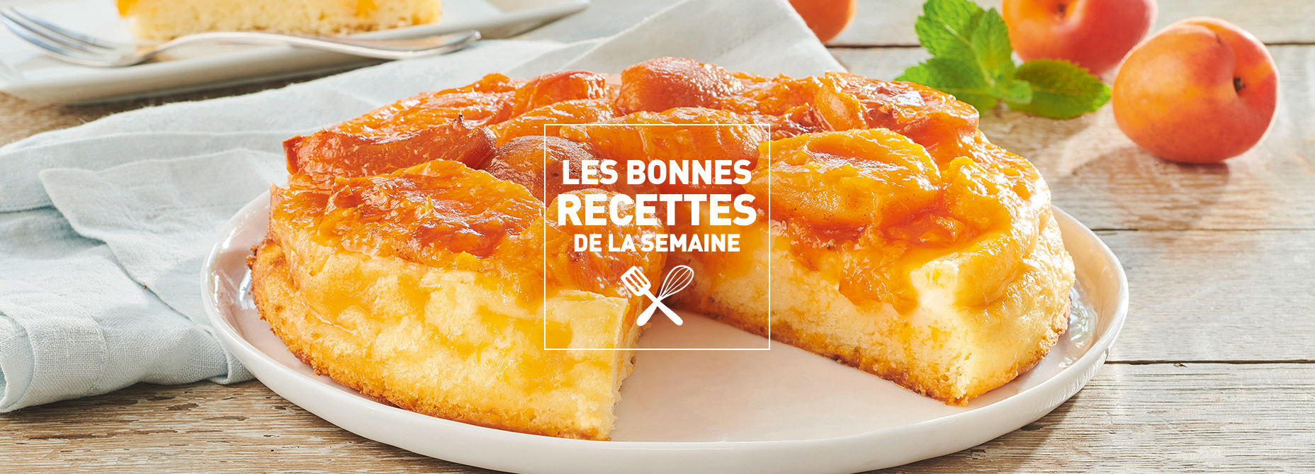 Gateau A La Faisselle Et Compotee D Abricots