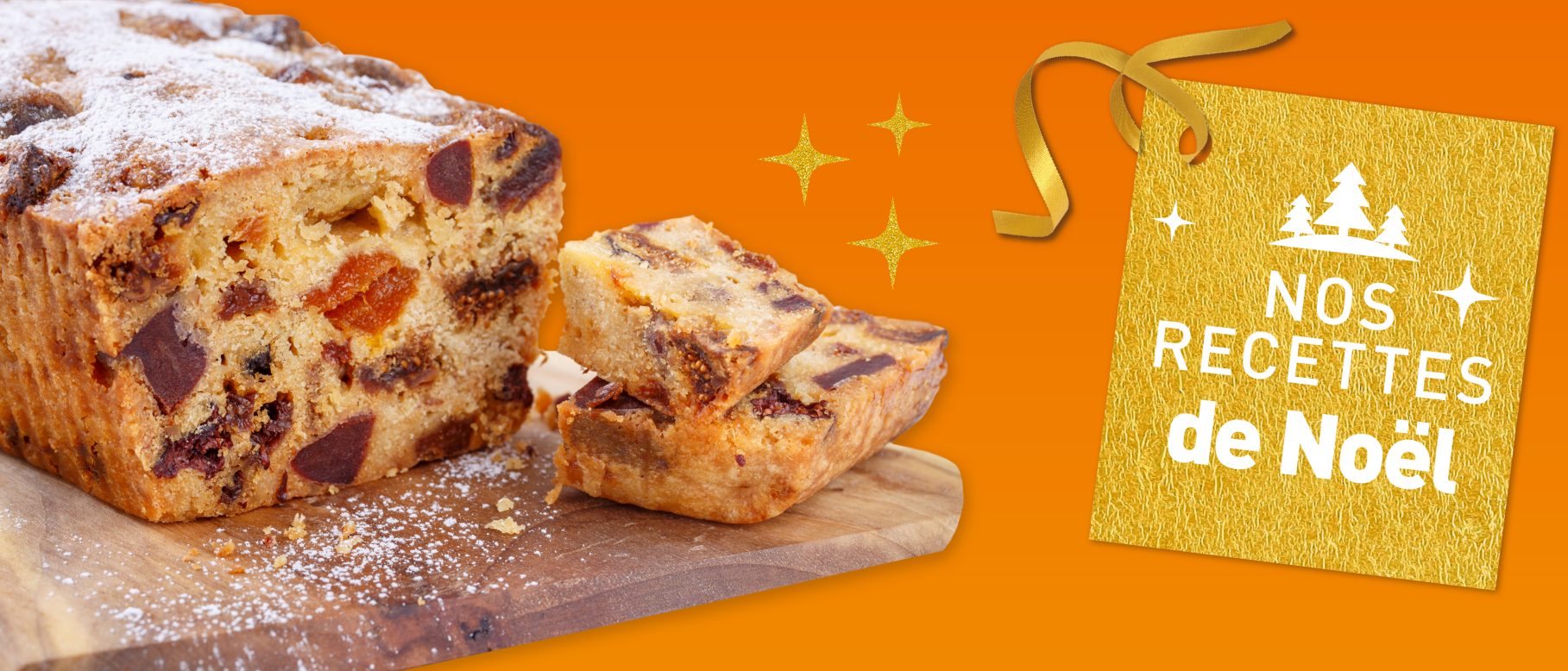 Cake de Noël aux fruits confits